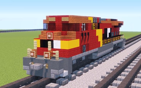 我的世界小火车怎么做