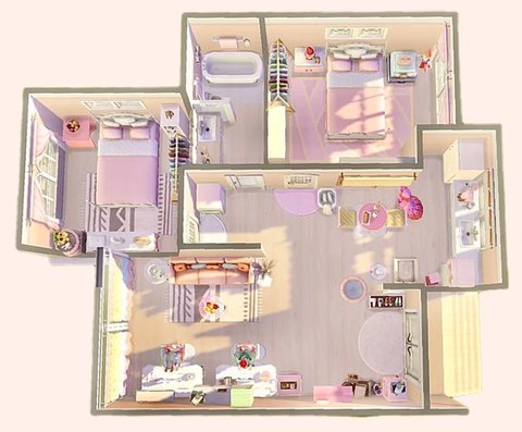 模拟人生4怎么装地板[图1]